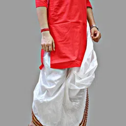 AMIT ONLINE Men Dupion silk Dhoti Pant-image-36