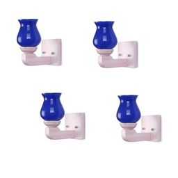 Somil Premium Designer Glass Wall / Night Lamp Elegant & Stylish Dcor Accent for Modern Interiors, color- Blue, Size- 19 X 24 X 20.5 CM-image-66