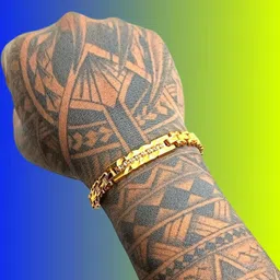 Dynamic Retail Global Men Gold-Plated Link Bracelet-image-58