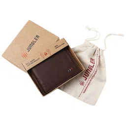 JUNGLER Men Leather Two Fold Wallet with SIM Card Holder-17