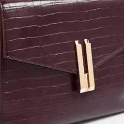 CODE by Lifestyle Women Textured Structured Handheld Bag image 3