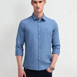 U.S. Polo Assn. Men Modern Slim Fit Opaque Casual Shirt-picture-22