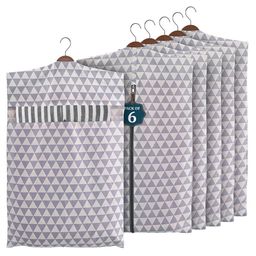 Kuber Industries Grey Set of 6 Regular Multi-Utility Organisers-37