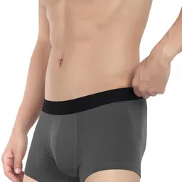 LOGGERHEAD Men Pack Of 2 Cotton Outer Elastic Trunk LHFT004-Maroon-Anthra-Maroon-Anthra image 3