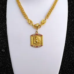 Jemeefly Gold-Plated Square Pendants with Chains image 2