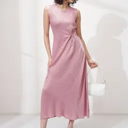 ESPYR By Tokyo Talkies Self Design Maxi Dress-image-71