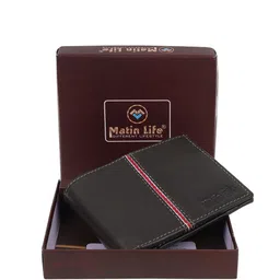 MATIN LIFE Premium Genuine Men Leather Two Fold Wallet-picture-30
