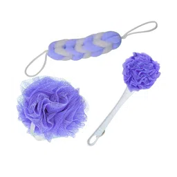 CareDone Set Of 3 Large Bath Loofah Sponge Scrubber Exfoliator For High Lather Cleansing-64