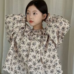 LULU & SKY Floral Print Cotton Top-image-58