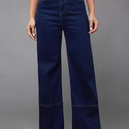 Miss Chase Women Wide Leg High-Rise Stretchable Jeans-image-49