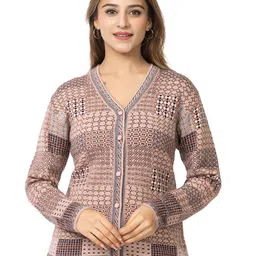 TWENTY ME Women Embroidered Cardigan with Embroidered Detail-image-86