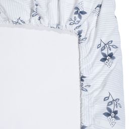 Myntra Elegant Homes White & Grey Printed 300 TC Fitted King Bedsheet Set- 2.50 m x 2.20 m-image-92