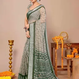 KALINI Leheriya Poly Chiffon Leheriya Saree-picture-11