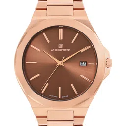 D'SIGNER Men Stainless Steel Bracelet Style Straps Dated Analogue Watch 843RGM.9G-picture-36