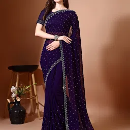 Embellished Bollywood Chiffon Saree-picture-10