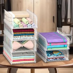 Kuber Industries Transparent 6 Pieces Drawer Organisers-20