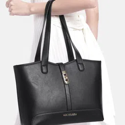 Van Heusen Solid Structured Shoulder Bag image 2