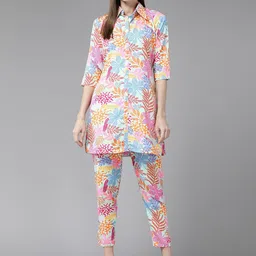 BAESD Printed Tunic & Trousers Co-Ordes-51