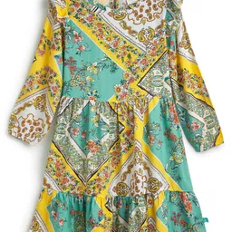 JusCubs Floral Print Fit & Flare Dress-picture-30