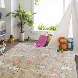 Kaleen India Khaki Polyester Carpets-image-19