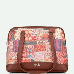 ZOUK Printed Structured Shoulder Bag image 2