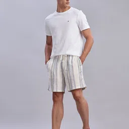 Tommy Hilfiger Men Striped Loose Fit Technology Shorts-image-8