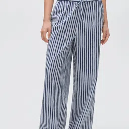 MANGO Women Striped Trousers-image-47