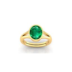 Pranjal Gems Unisex 6.25 Ratti 5.62 Carat Panna Gemstone Studded Adjustable Finger Ring-image-71