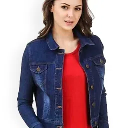 KASHIAN Women Denim Jacket with Patchwork-image-87