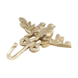 IndianShelf Gold Toned Brass Birds Wall Hanger Coat Hooks-image-67