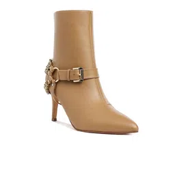 London Rag Women Leather Stiletto Boots-31