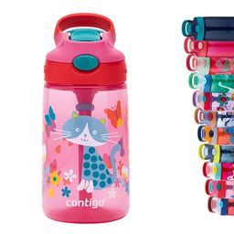 Contigo Red & Pink Single Tritan Printed Water Bottle-picture-12
