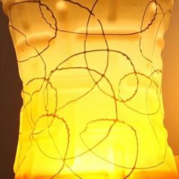 SOMIL Orange Glass Cylinder Wall Lamps-image-92