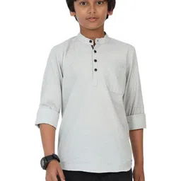 Rocket Science Boys Grey Kurtas-picture-25