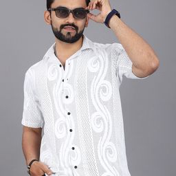 INDICLUB Men Relaxed Opaque Printed Casual Shirt-image-59