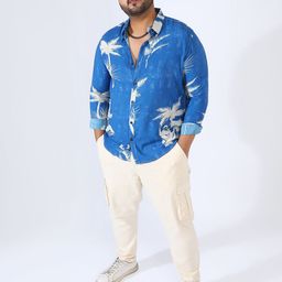 Instafab Plus Men Comfort Opaque Printed Casual Shirt-picture-41