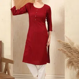 keshubaba Women Geometric Pathani Kurta-picture-0