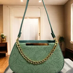 SKORPIO PU Structured Sling Bag with Tasselled image 5