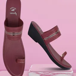 DASHNY Women Textured Wedge Sandals-54