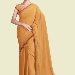 The Chennai Silks Pure Cotton Maheshwari Saree With Unstiched Blouse Piece-picture-4