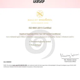 Hazelnut Essentials Onion Conditioner With Ginseng & Black Seed- 200 ml image 4