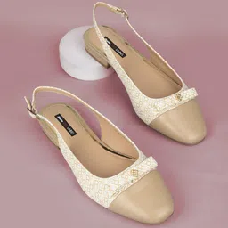 Bata Women Printed Mules Flats-14