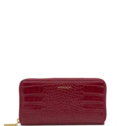 MIRAGGIO Deep Red PU Rumi Wallet-24