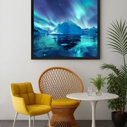 999Store Teal & Blue Celestial Canvas Wall Art-image-30