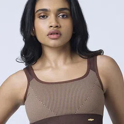 FEIER Striped Anti Bacterial Anti Odour Full Coverage Bra-picture-14