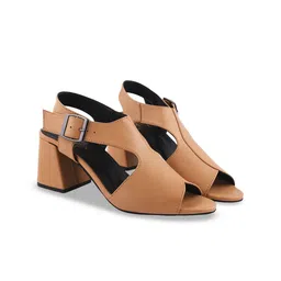 Shoetopia Block Pumps with Buckles-15