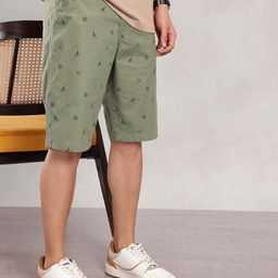Nautica Men Conversational Printed Pure Cotton Chino Shorts-picture-43