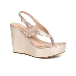VALIOSAA Printed Party Wedge Sandals-49