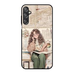 QRIOH Women Abstract Printed Samsung Galaxy M15 5G Silicone Back Case-image-50