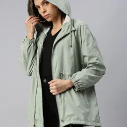 Kaali Peeli Hooded Lightweight Crop Oversized Bomber Jacket-image-42